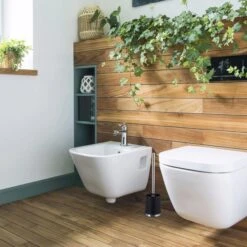 Relaxdays WC-Bürste Rund, Schwarz, Bürstenhalter Aus Kunststoff -Wohnmöbel Gemischtwaren Geschäft 02afd84d11ae2794b451462f48555c2ddec6bba6 wc buerste relaxdays rund schwarz