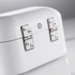 Wesco Brotkasten Mini Grandy 235001-01, Stahlblech, Klappdeckel, 18 X 17 X 12cm, Weiß -Wohnmöbel Gemischtwaren Geschäft 02d045c65429440b11a5c79db7d3ae955aebd5bf brotkasten wesco mini grandy 235001 01 stahlblech