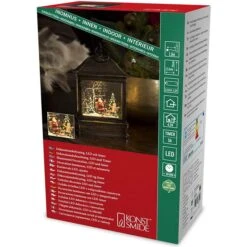 Konstsmide Weihnachtslaterne 2886-000 LED, 25 X 17,5 Cm HxB, Mit Schneefall, Braun -Wohnmöbel Gemischtwaren Geschäft 067d621f78f1c5340007b2a4027d06ae01d76b4f laterne konstsmide 2886 000 mit led licht