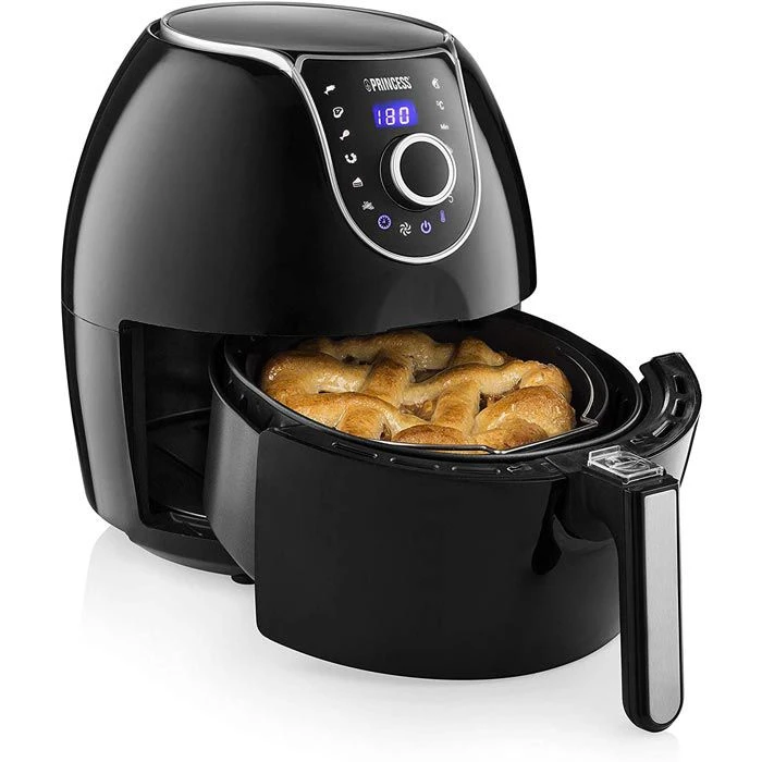 Princess Fritteuse XXL 182055 Heißluftfritteuse, 1700 Watt, Aerofryer, Ohne Öl, Für 5,2 Liter 3 Princess Fritteuse XXL 182055 Heißluftfritteuse, 1700 Watt, Aerofryer, Ohne Öl, Für 5,2 Liter