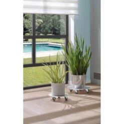 Wagner-System Pflanzenroller 20700201, Rund, Aluminium, 150kg, Silber, Ø 38cm -Wohnmöbel Gemischtwaren Geschäft 09a8a2c9b9428af4cc65668b139080d111dda72d pflanzenroller wagner system 20700201 rund