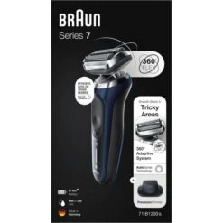 Braun Elektrorasierer Series 7 71-B1200s, Blau, Wet & Dry, Mit EasyClick-Präzisionstrimmer -Wohnmöbel Gemischtwaren Geschäft 0fa05439144fda205fa6a03ea4cc11a0866ae436 elektrorasierer braun series 7 71 b1200s blau