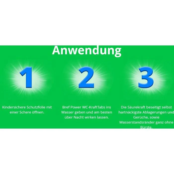 Bref WC-Reiniger Power 6x Effekt WC-Krafttabs, 12 Tabs 8 Bref WC-Reiniger Power 6x Effekt WC-Krafttabs, 12 Tabs – Bild 6