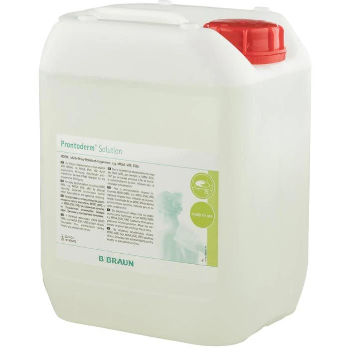 B.Braun Desinfektionsmittel Prontoderm, 400100, Hautdesinfektion, Kanister, 5 Liter 3 B.Braun Desinfektionsmittel Prontoderm, 400100, Hautdesinfektion, Kanister, 5 Liter