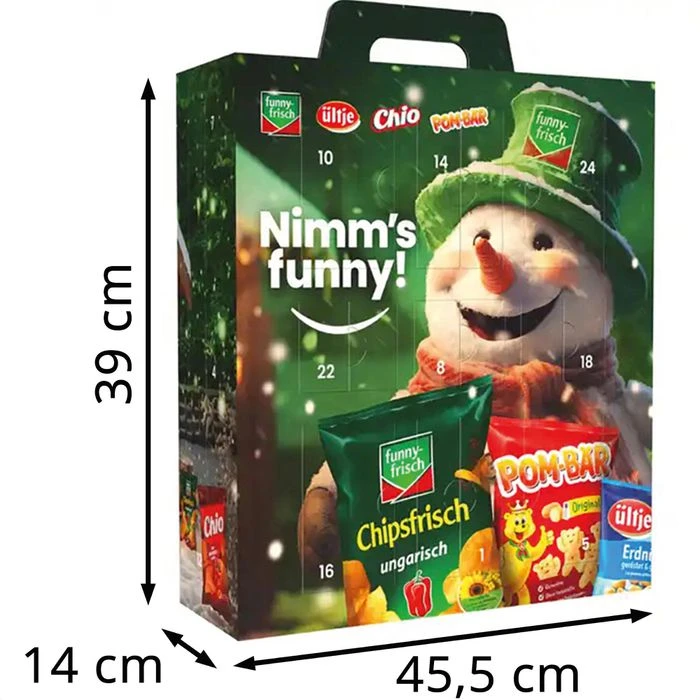 Adventskalender Intersnack Gefüllt Mit 24 Chips Und Snacks 6 Adventskalender Intersnack Gefüllt Mit 24 Chips Und Snacks – Bild 4