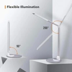 TaoTronics Schreibtischlampe TT-DL22 LED, Standfuß, Dimmbar, USB, Silber -Wohnmöbel Gemischtwaren Geschäft 1781893f66a57c417e5c7a577c59d4810f3d88a8 schreibtischlampe taotronics tt dl22 led