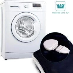 Navaris Heizdecke Poncho, Blau / Weiß, 3 Temperaturen, Abschaltautomatik, 180 X 130cm -Wohnmöbel Gemischtwaren Geschäft 18d4e22f441b535084e0c9e2da548f6da7703d4c heizdecke navaris poncho blau weiss