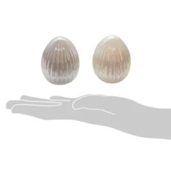 Rayher Osterdeko Ei Perlmutt Taupe/creme, Ei Aus Keramik, 8,1 Cm, 2er Set -Wohnmöbel Gemischtwaren Geschäft 19e9b5a2b89cb1baf14c85825e78d5feaa7606dc osterdeko rayher eier perlmutt taupecreme