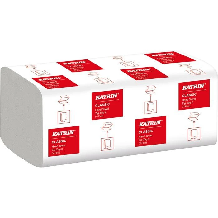 Katrin Classic 35588 Handy Pack, 2-lagig, Zick-Zack-Falz, 23 X 24,4 Cm, 4000 Stück, Papierhandtücher 5 Katrin Classic 35588 Handy Pack, 2-lagig, Zick-Zack-Falz, 23 X 24,4 Cm, 4000 Stück, Papierhandtücher – Bild 3