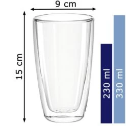 Montana Kaffeegläser Enjoy 057226, Doppelwandig, 330ml, 2 Stück -Wohnmöbel Gemischtwaren Geschäft 1b683318ab35c2deb72511725669269052458a00 kaffeeglaeser montana enjoy 057226