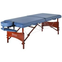 Master-Massage Massageliege NewPort, Blau, Klappbar, Höhenverstellbar, 2 Zonen, 71cm Breit