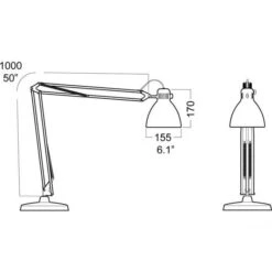 Luxo L-1 Schreibtischlampe LED Grau Standfuß -Wohnmöbel Gemischtwaren Geschäft 20da0c93b3d9c706eb83b65f037ce8a8b14530b5 schreibtischlampe luxo l 1 led