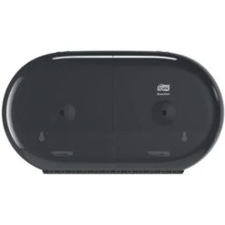 Tork Toilettenpapierspender SmartOne Mini, 682008, T9, Kunststoff, Für 2 Jumbo Rollen, Schwarz -Wohnmöbel Gemischtwaren Geschäft 22f569c6025571f01669b4c0ecc1489bfb7293a5 toilettenpapierspender tork smartone mini 682008