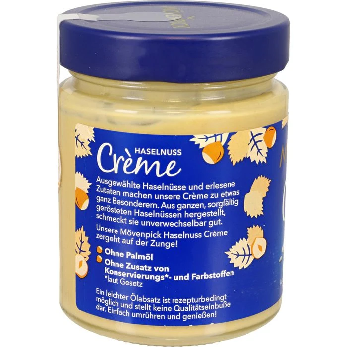 Mövenpick Brotaufstrich Haselnuss Creme Nuss-Milch, 300g 6 Mövenpick Brotaufstrich Haselnuss Creme Nuss-Milch, 300g – Bild 4