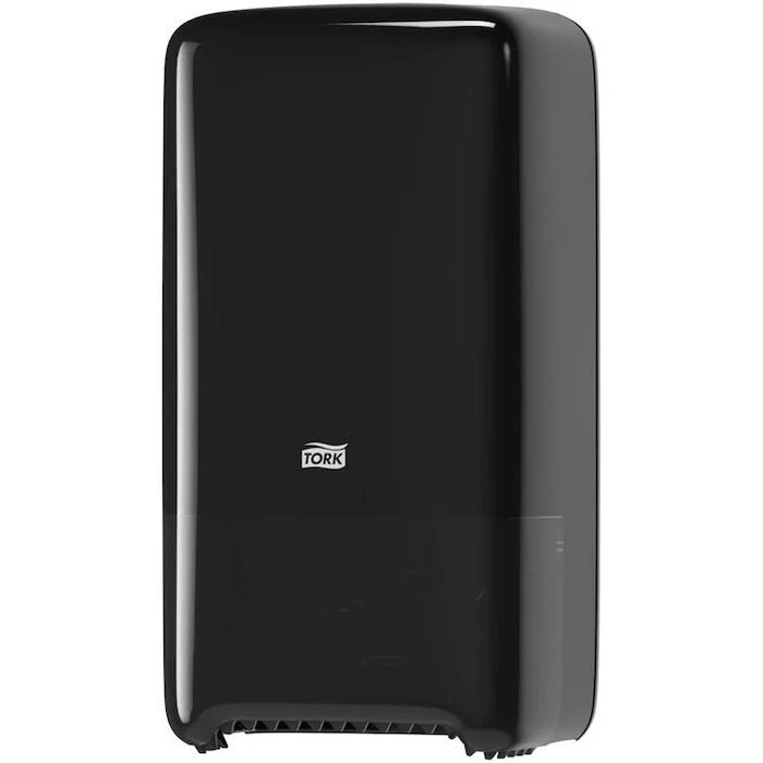 Tork Toilettenpapierspender Elevation, 557508, T6, Kunststoff, Für 2 Compact Rollen, Schwarz 3 Tork Toilettenpapierspender Elevation, 557508, T6, Kunststoff, Für 2 Compact Rollen, Schwarz
