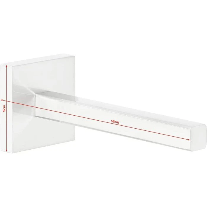 Tesa Toilettenpapierspender Deluxxe, 40411, Ohne Bohren, Ersatzrollenhalter, Für 1 Kleinrolle 4 Tesa Toilettenpapierspender Deluxxe, 40411, Ohne Bohren, Ersatzrollenhalter, Für 1 Kleinrolle – Bild 2