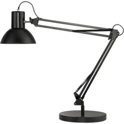 Unilux Schreibtischlampe Success 80, LED, Tischklemme, Standfuß, Schwarz
