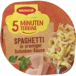 Maggi 5-Minuten-Terrine 8er Pack, Spaghetti In Cremiger Schinkensauce -Wohnmöbel Gemischtwaren Geschäft 2fd69fb62922024993f15c9c831f9e2b9c8728fd fertiggericht maggi 5 minuten terrine