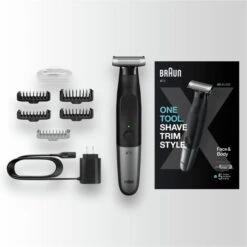 Braun Barttrimmer Series X Face & Body XT5100, Für Herren, All-in-One-Gerät, Wet&Dry, 5 Aufsätze -Wohnmöbel Gemischtwaren Geschäft 33f46944d50e2faf7d22023097f424b3fec188bc barttrimmer braun series x face und body xt5100
