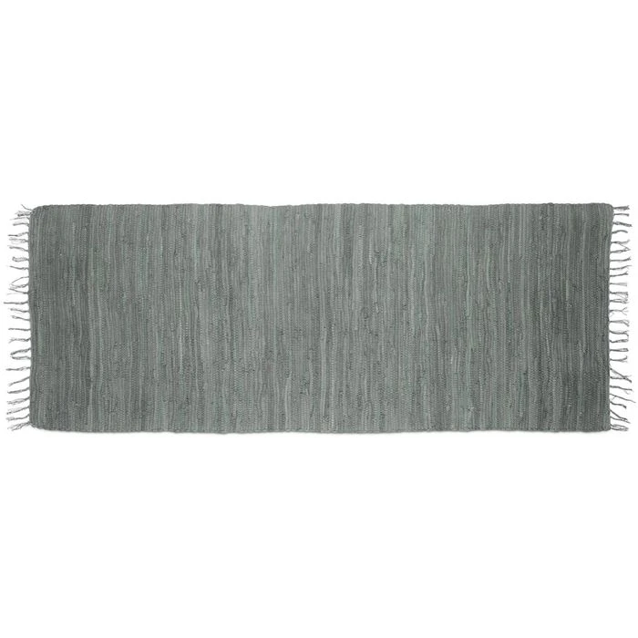 Relaxdays Teppich 10020461, 80 X 200cm, Florhöhe 10mm, Rutschfeste Unterseite, Grau 5 Relaxdays Teppich 10020461, 80 X 200cm, Florhöhe 10mm, Rutschfeste Unterseite, Grau – Bild 3