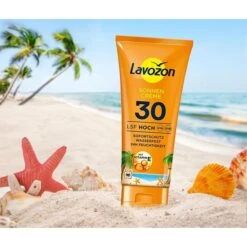 LAVOZON Sonnencreme LSF 30, Wasserfest, 100ml -Wohnmöbel Gemischtwaren Geschäft 3577f0d468968faeac045fbddade86d8de5065c3 sonnencreme lavozon lsf 30