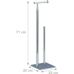Toilettenpapierspender Relaxdays Metall, 5 Kleinrollen, Separater Rollenhalter -Wohnmöbel Gemischtwaren Geschäft 38eec9ee96ffe17288a04c1ea7332f0e66072101 toilettenpapierspender relaxdays