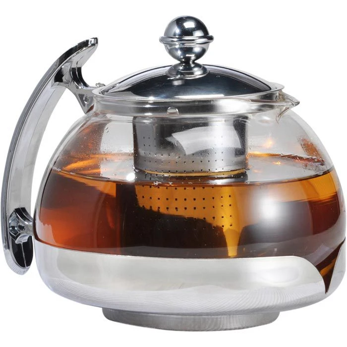Böttcher-AG Tee-Kanne Glas, Mit Edelstahl-Sieb, Transparent, 1,2 L 3 Böttcher-AG Tee-Kanne Glas, Mit Edelstahl-Sieb, Transparent, 1,2 L