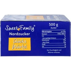 Sweet-Family Zucker Glücks-Würfel, Würfelzucker, Weiß, 500g -Wohnmöbel Gemischtwaren Geschäft 3962f22d1148362f3ed01556532128aacd3c48f2 zucker sweet family gluecks wuerfel wuerfelzucker