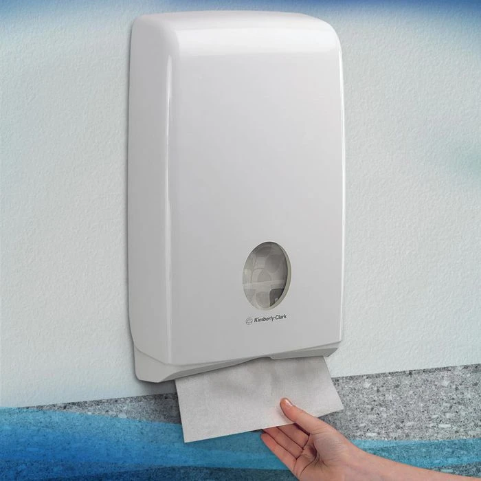 Scott Papierhandtücher Slimfold 5856, Weiß, 1-lagig, Slimfold-Falz, 19 X 29,5 Cm, 1760 Stück 4 Scott Papierhandtücher Slimfold 5856, Weiß, 1-lagig, Slimfold-Falz, 19 X 29,5 Cm, 1760 Stück – Bild 2