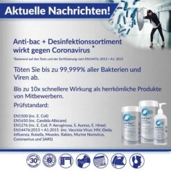 AF Anti-bac+, ABHHR500, Händedesinfektionsgel, Sanitizing Hand Rub, 500ml, Desinfektionsmittel 10 AF Anti-bac+, ABHHR500, Händedesinfektionsgel, Sanitizing Hand Rub, 500ml, Desinfektionsmittel -Wohnmöbel Gemischtwaren Geschäft 4428ce8a70a80fe93f33fb8fd1b4f4736aa5ae76 desinfektionsmittel af anti bac plus abhhr500