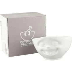 FIFTYEIGHT Müslischale Lachend, Porzellan, Weiß, 16,6cm -Wohnmöbel Gemischtwaren Geschäft 44801a45e9cfd3e0f5e5c97f0de062fc51fcf707 mueslischale fiftyeight lachend