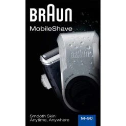 Braun Elektrorasierer MobileShave M-90, Twist Cap, Herren, Reiserasierer Für Unterwegs, Blau/silber -Wohnmöbel Gemischtwaren Geschäft 44eb09bd1c660fcb26b8a73cbc356158926914df elektrorasierer braun mobileshave m 90 twist cap