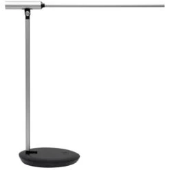 Maul Schreibtischlampe Maulrubia LED, Dimmbar, USB, Standfuß, Silber