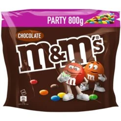 M&Ms Schokobonbons Choco, Party Pack, Dragierte Schokolinsen, 1kg