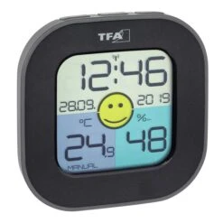 TFA Thermo-Hygrometer 30.5050.01 Innen, Digital, Schwarz
