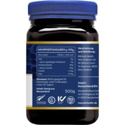 Manuka-health Honig Manuka Honig MGO 250+, Aus Neuseeland, 500g -Wohnmöbel Gemischtwaren Geschäft 4b6af5e1111a7f5dc4cfbb636e53ffa452829588 honig manuka health manuka honig mgo 250 plus