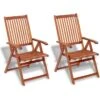 VidaXL Gartenstuhl 41820, Holz, Hochlehner, Braun, Klappbar, Armlehnen, 2 Stück -Wohnmöbel Gemischtwaren Geschäft 4bab23bcc1b15076cbde58d0b22804f91e0f10f4 gartenstuhl vidaxl 41820 holz