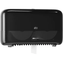 Tork Toilettenpapierspender Elevation, 558048, T7, Kunststoff, Für 2 Jumbo Rollen, Schwarz -Wohnmöbel Gemischtwaren Geschäft 4cd489cf88b9539ebfd6682202015bba8a840728 toilettenpapierspender tork elevation 558048