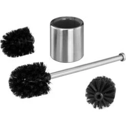 Bremermann WC-Bürste WC-Garnitur, Silber, Bürstenhalter Aus Edelstahl, Inkl. 3 Ersatzköpfe -Wohnmöbel Gemischtwaren Geschäft 4ce07a8f7903ce1d58ba6a261e2b461d0319be12 wc buerste bremermann wc garnitur silber