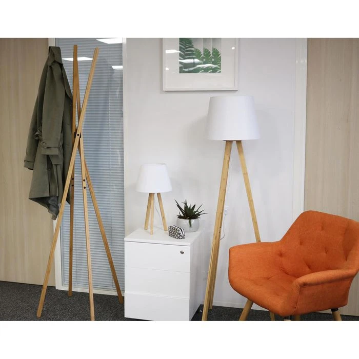 Unilux Schreibtischlampe Katy LED, Holz, Mit Standfuß 10 Unilux Schreibtischlampe Katy LED, Holz, Mit Standfuß – Bild 8