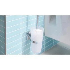 Tesa WC-Bürste Klaam, Weiß / Chrom, Bürstenhalter Aus Glas, Zur Wandmontage 12 Tesa WC-Bürste Klaam, Weiß / Chrom, Bürstenhalter Aus Glas, Zur Wandmontage -Wohnmöbel Gemischtwaren Geschäft 5138f43965c99948d40ea6ade928ef9ebff90347 wc buerste tesa klaam weiss chrom