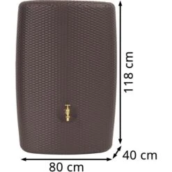 Garantia Regentonne Sunda Wandtank, 300 Liter, Eckig, Mocca -Wohnmöbel Gemischtwaren Geschäft 516a36daeaa21222360c44da0cf8bcf531314f9d regentonne garantia sunda wandtank 300 liter