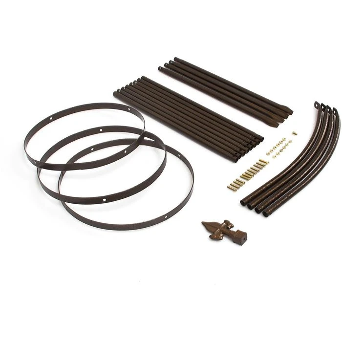 Relaxdays Rankgitter 10017880, Dunkelbraun, 190 X 35 X 35 Cm, Metall 6 Relaxdays Rankgitter 10017880, Dunkelbraun, 190 X 35 X 35 Cm, Metall – Bild 4