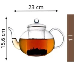 Bredemeijer Tee-Kanne Verona, Glas, Mit Glas-Filter, Transparent, 1,0 L -Wohnmöbel Gemischtwaren Geschäft 531226f3a41a6935f64c2e9c15b0dea4dbb85e34 tee kanne bredemeijer verona glas