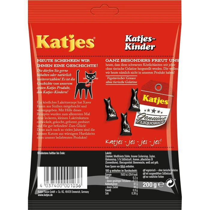 Katjes Lakritz Katjes-Kinder, 200g 4 Katjes Lakritz Katjes-Kinder, 200g – Bild 2