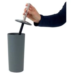 Kela WC-Bürste Marta, Grau, Bürstenhalter Aus Kunststoff -Wohnmöbel Gemischtwaren Geschäft 5535616287522dbac42a1e705feb733d1b1420f9 wc buerste kela marta grau