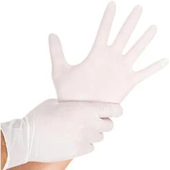 Franz-Mensch Einmalhandschuhe Safe Light, 27059, Nitril, Puderfrei, Weiß, 100 Stück, Größe M -Wohnmöbel Gemischtwaren Geschäft 565e4577a7c9fbbd64d3a419fbe726095729c217 einmalhandschuhe franz mensch safe light 27059