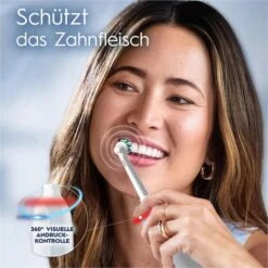 Oral B Oral-B Elektrische-Zahnbürste Pro 3 3000, Weiß, Cross Action, 3 Putzmodi, Inkl. 2 Aufsteckbürsten -Wohnmöbel Gemischtwaren Geschäft 580a638cdd73ea18ab20c1ab093ef3f1eb55033f elektrische zahnbuerste oral b pro 3 3000 weiss