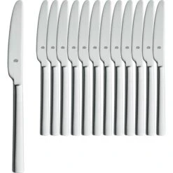 BSF Menümesser Cult 02172-804, Edelstahl, Monoblock, Silber Poliert, Set 12 Stück