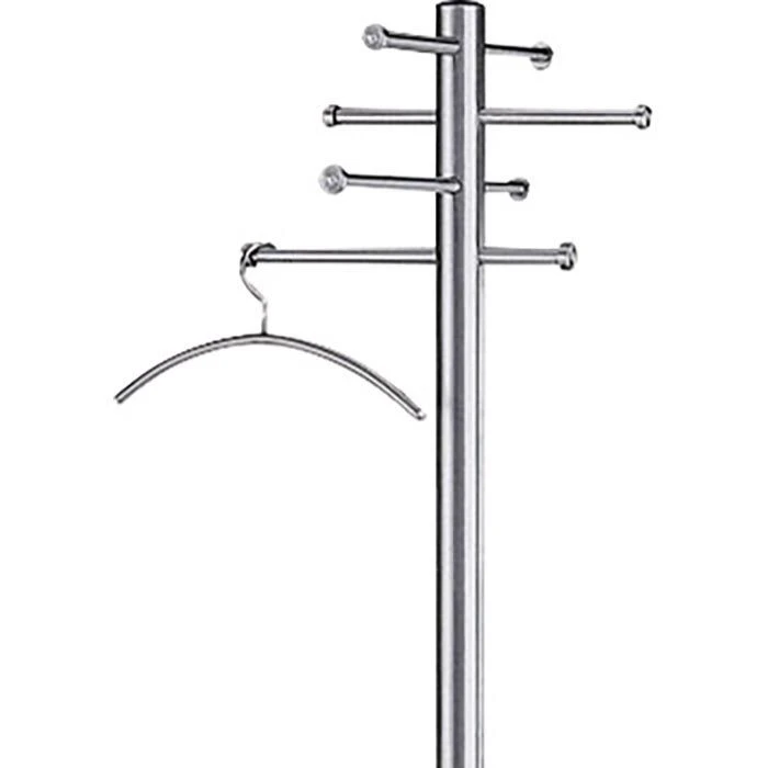 Kerkmann Garderobenständer Arte, 6871, Mit 8 Haken, Edelstahl, Silber 6 Kerkmann Garderobenständer Arte, 6871, Mit 8 Haken, Edelstahl, Silber – Bild 4